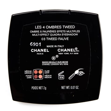 chanel 03 tweed fauve